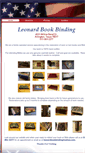 Mobile Screenshot of leonardbookbinding.com